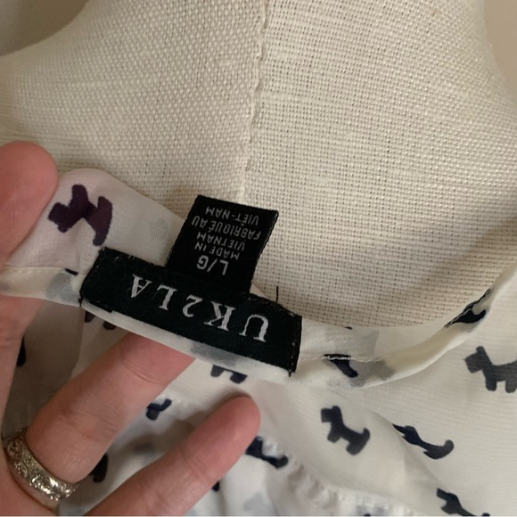 Flowy Scottish Terrier Tank Top Sz LG - Picture 4 of 5